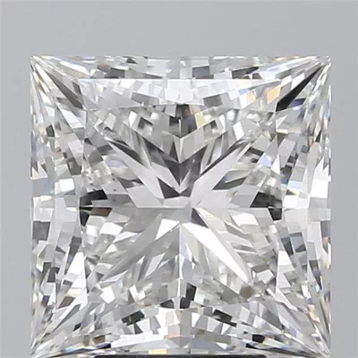 6.51ct G VS1 Rare Carat Ideal Cut Princess Lab Grown Diamond