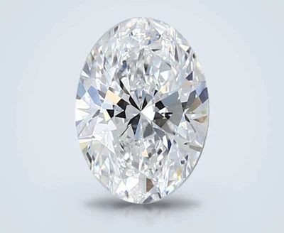 1.03ct D VS1 Rare Carat Ideal Cut Oval Lab Grown Diamond