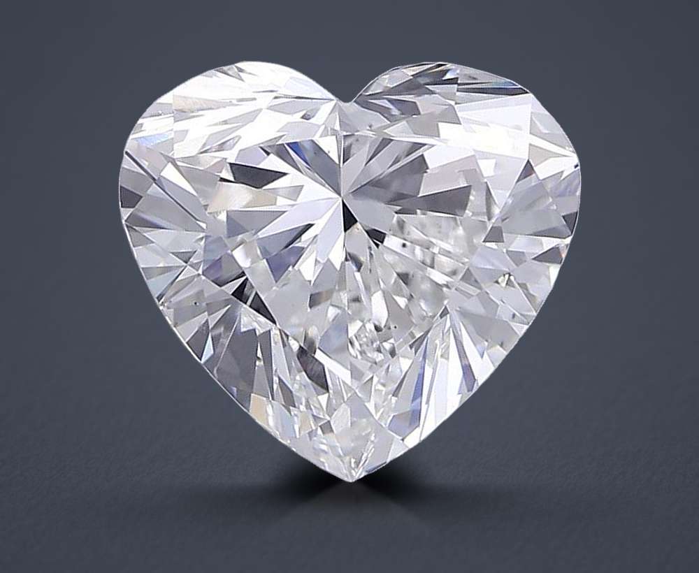10.75ct F VS2 Rare Carat Ideal Cut Heart Lab Grown Diamond