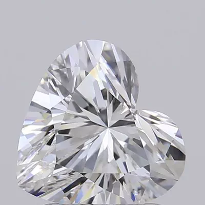 1.56ct F VVS2 Rare Carat Ideal Cut Heart Lab Grown Diamond