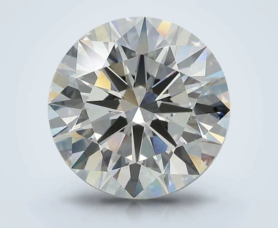 6.65ct F VS1 Rare Carat Ideal Cut Round Lab Grown Diamond