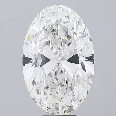 10.14ct F VVS2 Rare Carat Ideal Cut Oval Lab Grown Diamond