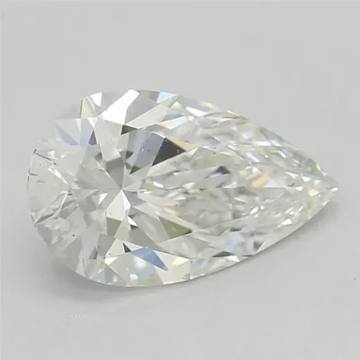 1.05ct E VS2 Rare Carat Ideal Cut Pear Lab Grown Diamond