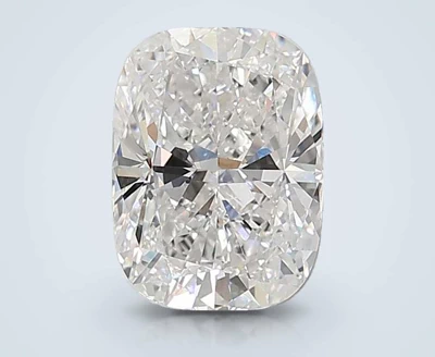 6.06ct F VVS2 Rare Carat Ideal Cut Cushion Lab Grown Diamond