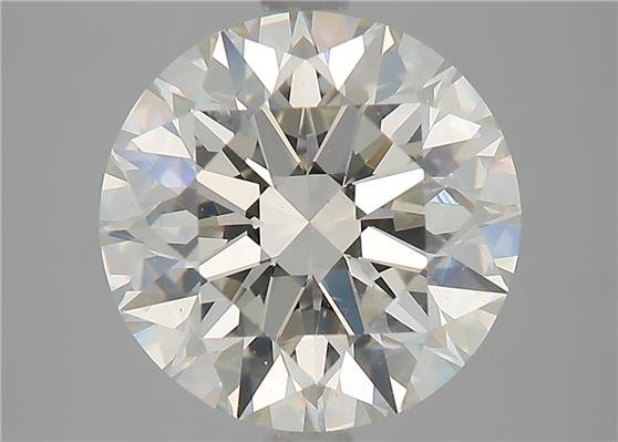 3.52ct J SI1 Rare Carat Ideal Cut Round Diamond
