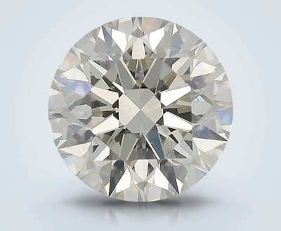 3.52ct J SI1 Rare Carat Ideal Cut Round Diamond
