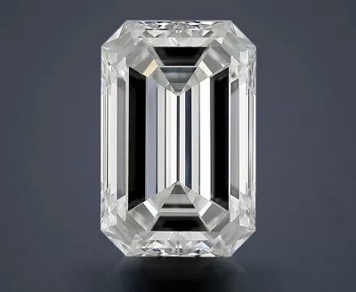 10.05ct G VVS2 Rare Carat Ideal Cut Emerald Diamond