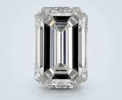 10.05ct G VVS2 Rare Carat Ideal Cut Emerald Diamond
