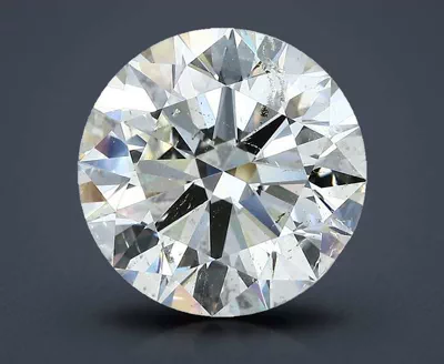 5.50ct K SI2 Rare Carat Ideal Cut Round Diamond