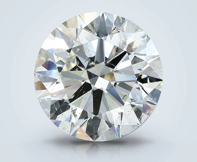 5.50ct K SI2 Rare Carat Ideal Cut Round Diamond