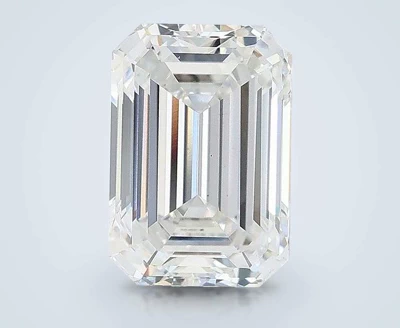 4.02ct F VS1 Excellent Cut Emerald Lab Grown Diamond