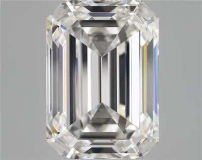 21.00ct F VS1 Excellent Cut Emerald Lab Grown Diamond