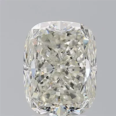 3.59ct J SI2 Good Cut Cushion Diamond