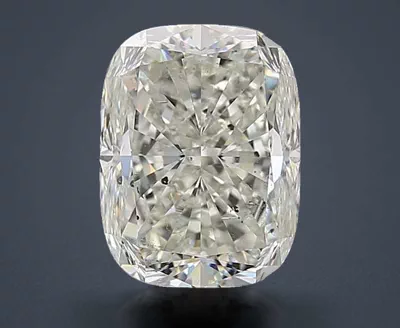 3.59ct J SI2 Good Cut Cushion Diamond