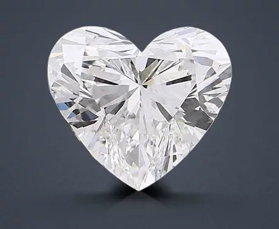 6.55ct F VVS2 Rare Carat Ideal Cut Heart Lab Grown Diamond
