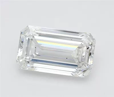 3.38ct E VS2 Rare Carat Ideal Cut Emerald Lab Grown Diamond