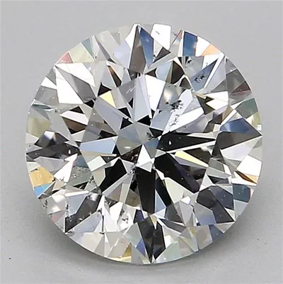 2.70ct H SI2 Rare Carat Ideal Cut Round Diamond