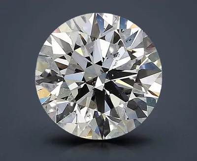 2.70ct H SI2 Rare Carat Ideal Cut Round Diamond