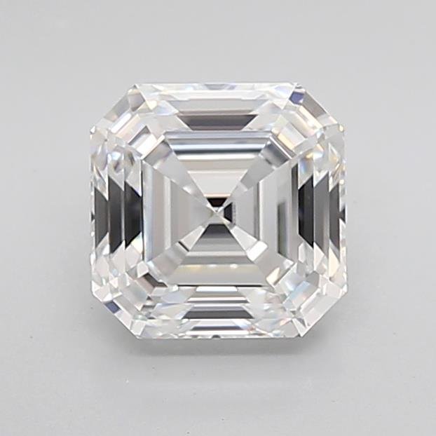3.04ct D VVS2 Rare Carat Ideal Cut Asscher Lab Grown Diamond