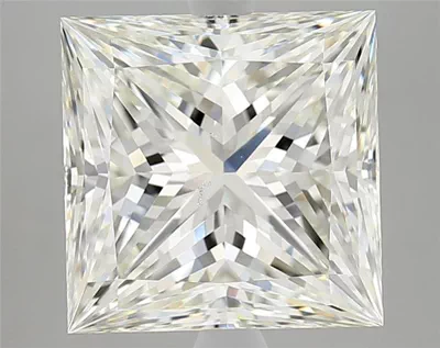 7.06ct K VS2 Rare Carat Ideal Cut Princess Diamond