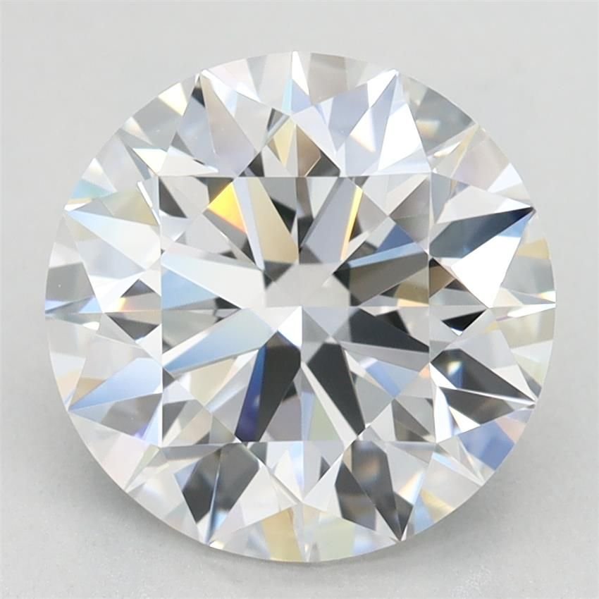 2.97ct D VVS1 Rare Carat Ideal Cut Round Lab Grown Diamond