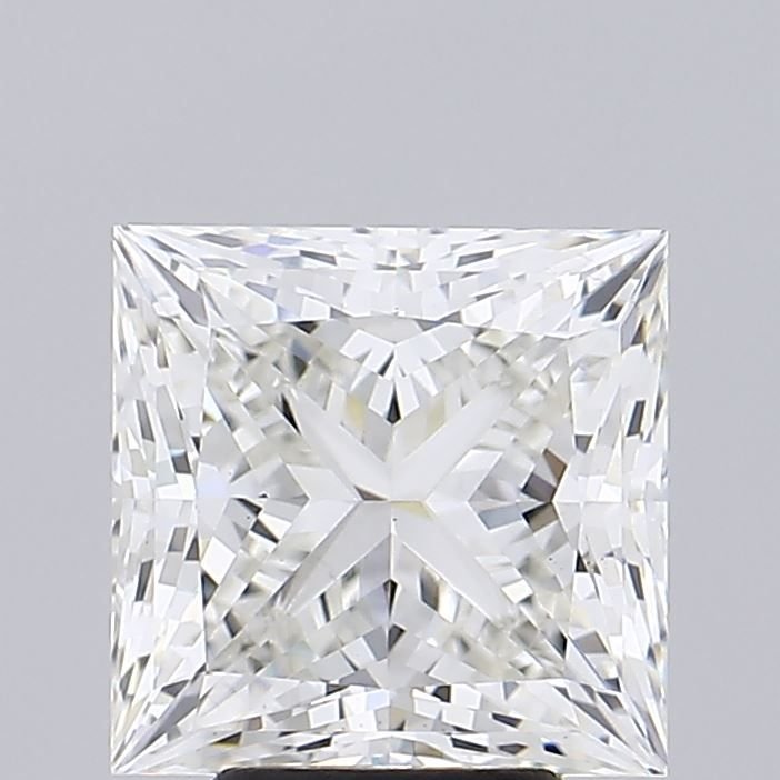 5.17ct G VS1 Rare Carat Ideal Cut Princess Lab Grown Diamond