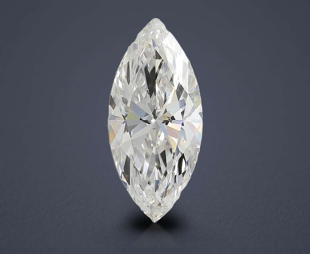 3.97ct F VVS2 Rare Carat Ideal Cut Marquise Lab Grown Diamond