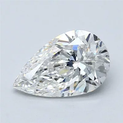 1.50ct F SI1 Rare Carat Ideal Cut Pear Diamond