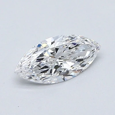 0.53ct D SI1 Rare Carat Ideal Cut Marquise Diamond