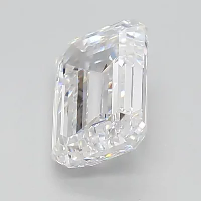 1.55ct D VS2 Rare Carat Ideal Cut Emerald Lab Grown Diamond