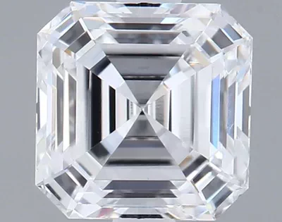 1.27ct E VS1 Rare Carat Ideal Cut Asscher Lab Grown Diamond