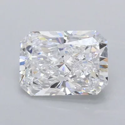 0.95ct D VVS2 Very Good Cut Radiant Lab Grown Diamond