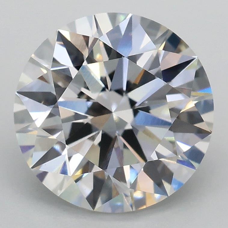 2.52ct F VS1 Rare Carat Ideal Cut Round Lab Grown Diamond