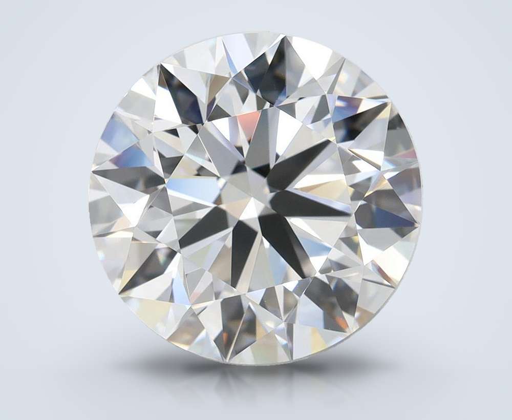 5.02ct D FL Rare Carat Ideal Cut Round Lab Grown Diamond