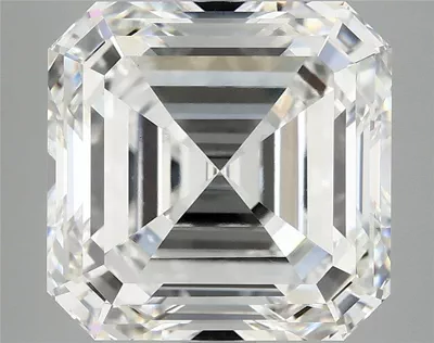 8.04ct F VVS2 Excellent Cut Asscher Lab Grown Diamond