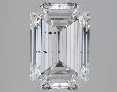 3.07ct G SI2 Excellent Cut Emerald Lab Grown Diamond