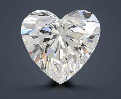 4.59ct F VVS2 Rare Carat Ideal Cut Heart Lab Grown Diamond