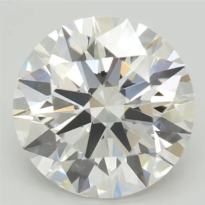 4.05ct F VVS2 Rare Carat Ideal Cut Round Lab Grown Diamond