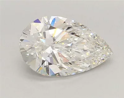 2.56ct G VVS2 Rare Carat Ideal Cut Pear Lab Grown Diamond