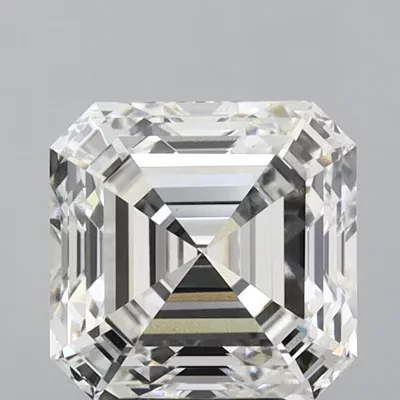 6.24ct G VS1 Rare Carat Ideal Cut Asscher Lab Grown Diamond