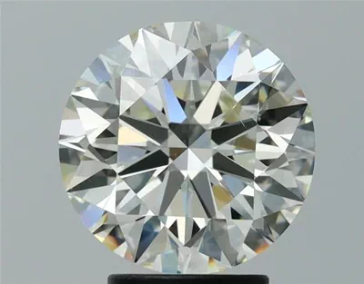 3.37ct K VS2 Rare Carat Ideal Cut Round Diamond