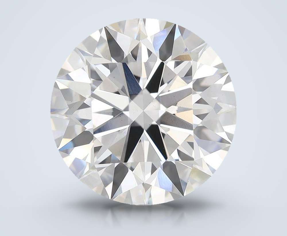 7.14ct G VS2 Rare Carat Ideal Cut Round Lab Grown Diamond