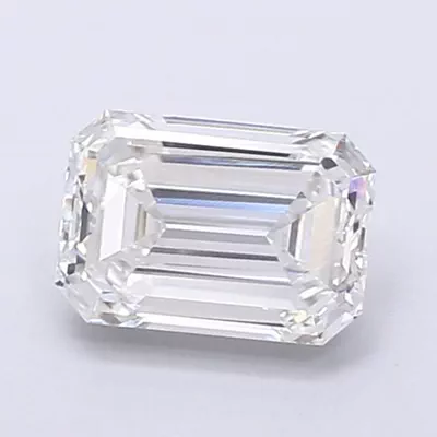 1.43ct F VVS2 Very Good Cut Emerald Lab Grown Diamond
