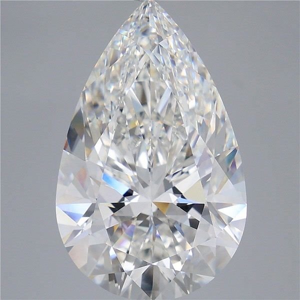 10.56ct F VS1 Rare Carat Ideal Cut Pear Lab Grown Diamond