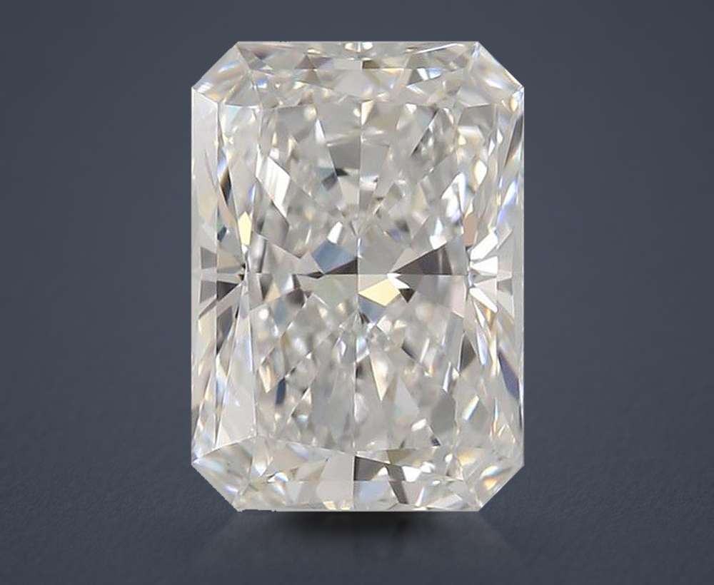 1.57ct D VVS2 Rare Carat Ideal Cut Radiant Lab Grown Diamond