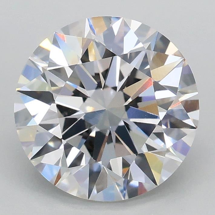 2.01ct D VS1 Rare Carat Ideal Cut Round Lab Grown Diamond