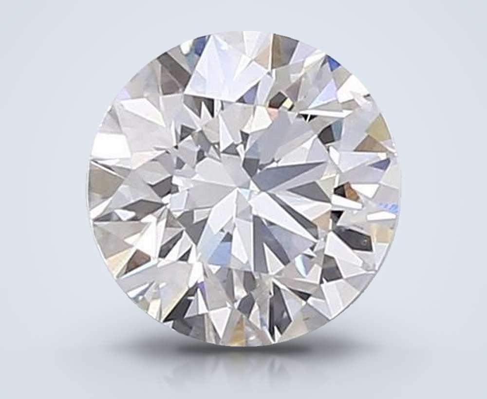 2.08ct H VS1 Rare Carat Ideal Cut Round Lab Grown Diamond