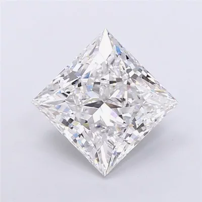 5.08ct E VS1 Rare Carat Ideal Cut Princess Lab Grown Diamond