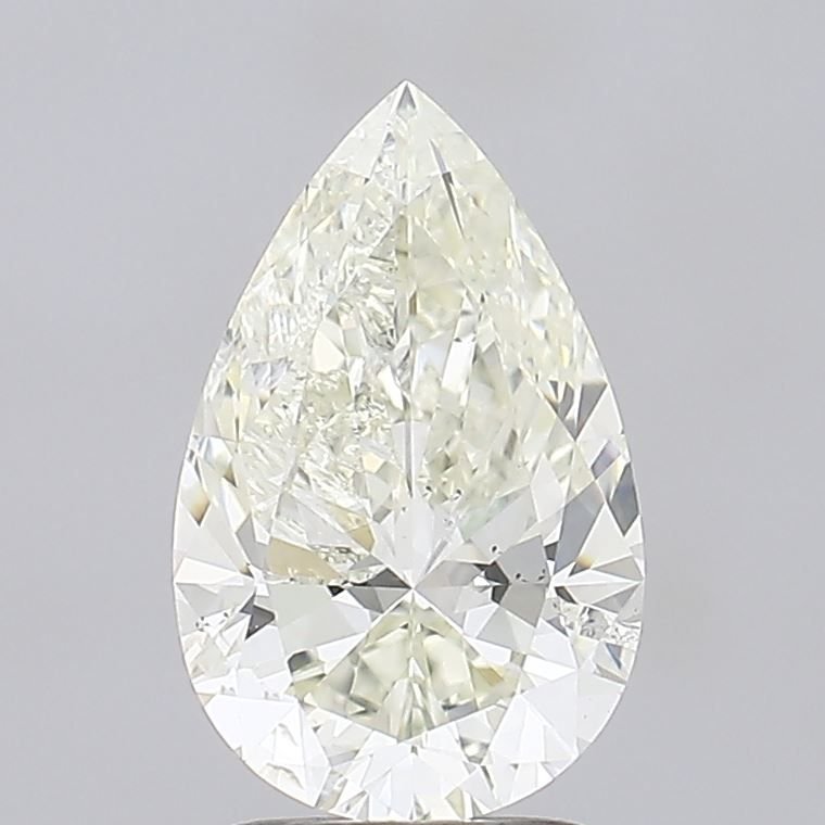2.03ct K SI2 Rare Carat Ideal Cut Pear Diamond