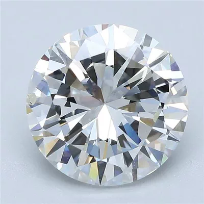 4.03ct H SI1 Good Cut Round Diamond